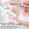 10 Pack 15ml Empty Plastic Tubes Oval Twist-Up Deodorant & Lip Balm ContainersWhite DIY Tubes for Homemade, Crayon Holder (0.5 Oz) view 4