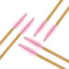 300 Pack Mascara Wand Eyelash Brush Disposable Eye Lash Applicator Makeup Tool Kit, Gold/Pink view 2