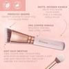 Pro Face Contour Brush Set - Synthetic Contouring Sculpting and Highlighting Kit - Cream Blush Powder Flat Nose Cheek Round Small Angled Fan Tapered Precision Kabuki Foundation Makeup Brushes view 4