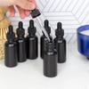 Cornucopia Brands 1oz Black Coated Glass UV Resistant Eye Dropper Bottles (Pack of 6) UV Safe Bottles for Essential Oils and Aromatherapy view 3