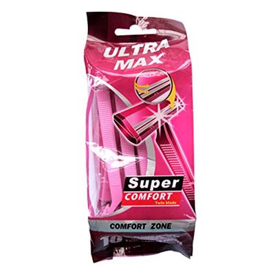 Ultra Max Twin Blade Razor 10ct (Women's) Pack (6)