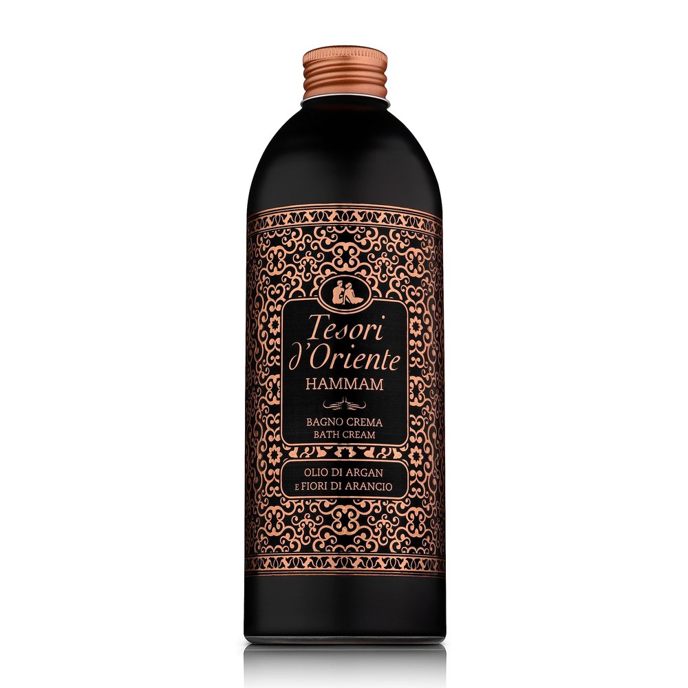 Tesori dOriente Bubble Bath for Women, Foaming Bath, Bath Bubbles for Women Relaxing, Luxurious Body Wash for Women & Skin Care - 500 Ml-16.91 us Fl Oz- [Italian Import ]-(Hammam)