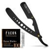 Facn Straight Razors for Men - Professional Barber Straight Edge Razor Kit with 100 Blades, Classic Stainless Steel Barbero Shaver for a Smooth & Precise Shave, Premium Barber Razor for Men's Shaving view 1