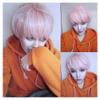 35cm Pink Orange Mixed Color Man Anime Gothic Handsome Male Brother Wig Cosplay Wig Party Wigs view 1