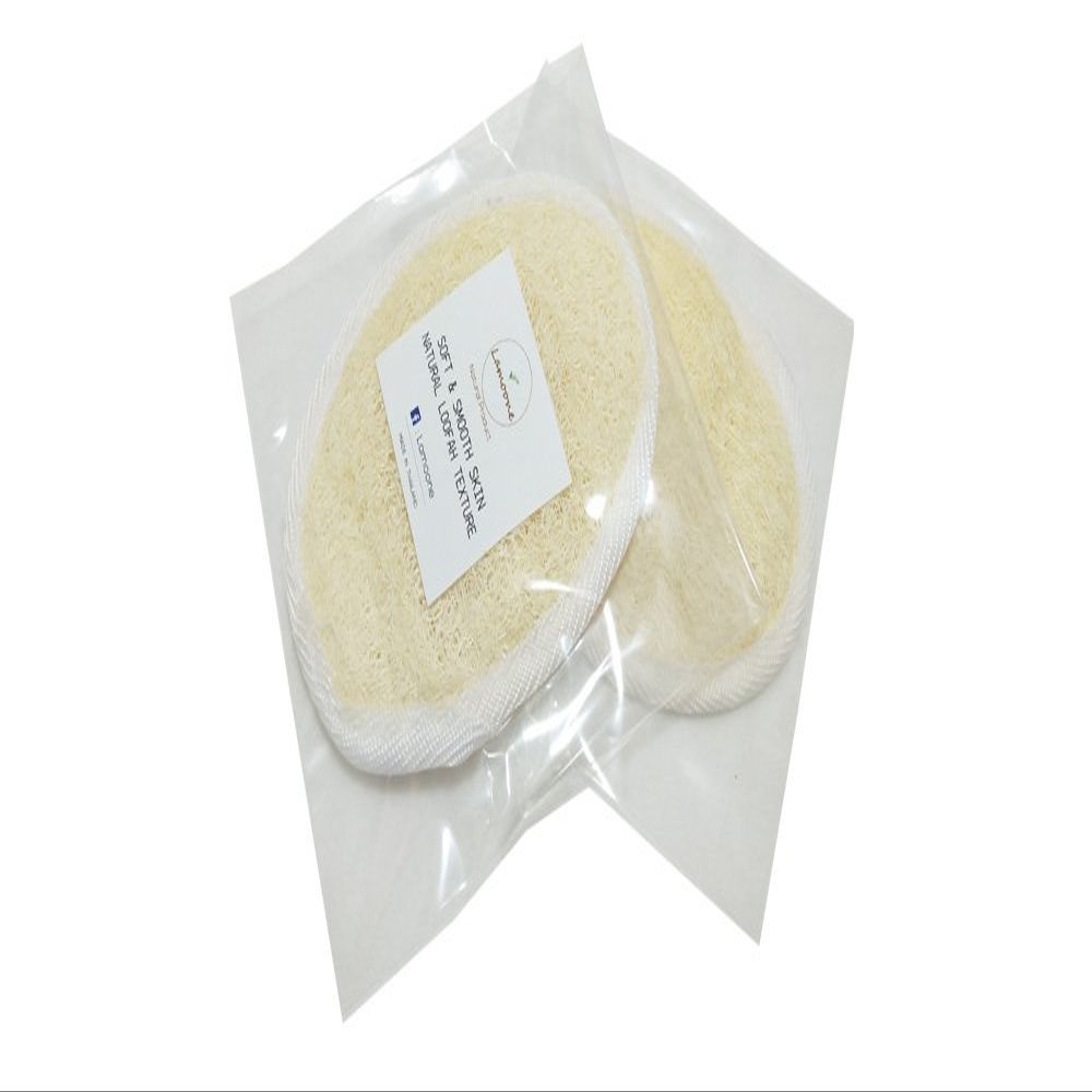 2x Natural Exfoliating Loofah Luffa Loofa Pad Scrubber Shower Cleaning Body Scrubber