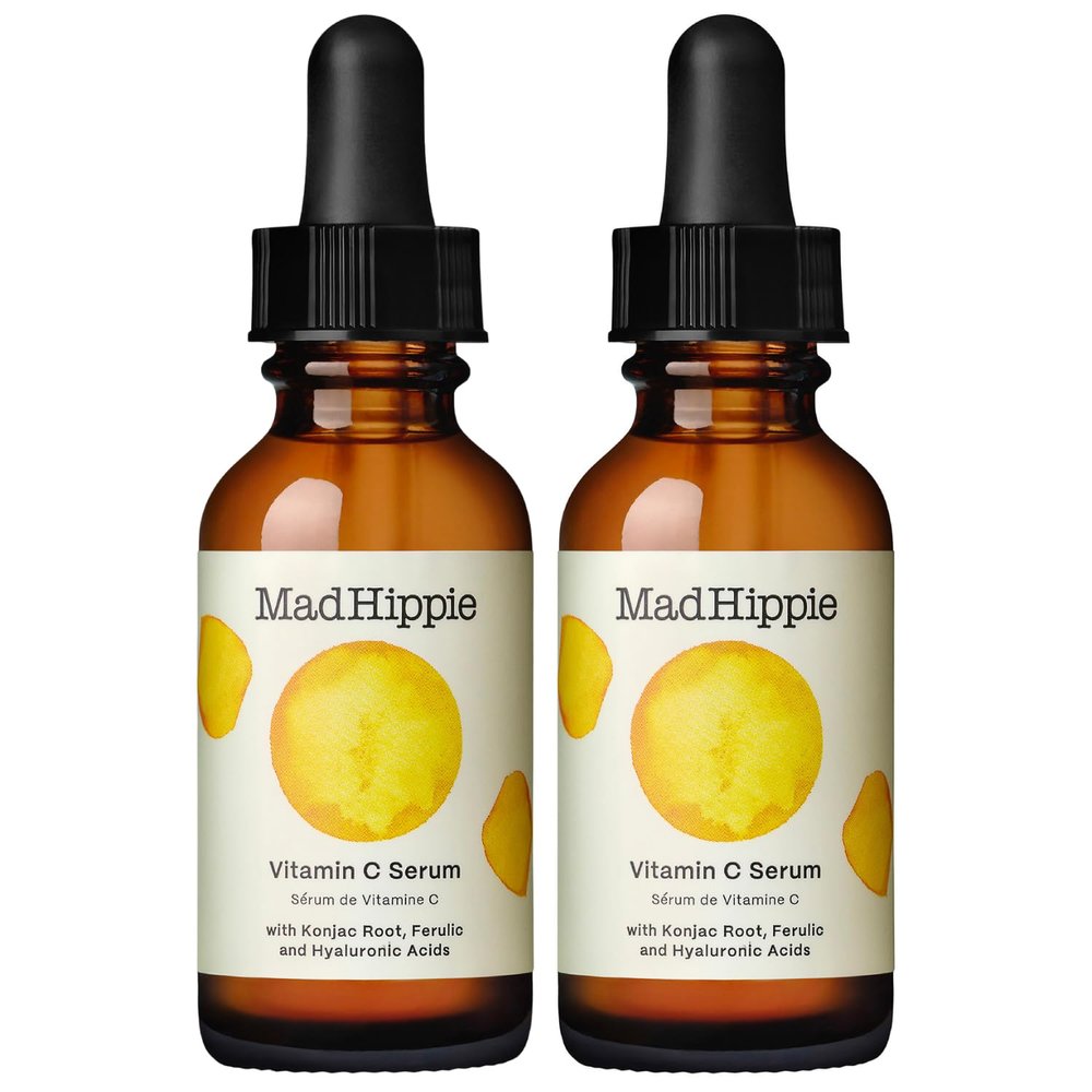 Mad Hippie Vitamin C Serum 2-Pack, Ferulic Acid + Vitamin E, 1.02 Fl Oz Ea
