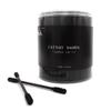 B1ack All Black Pack of 2 Biodegradable 100% Cotton Swab Buds Paper stem Boxes 200 count tips Dab stick view 3