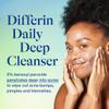 Differin Acne Face Wash with 5% Benzoyl Peroxide, Daily Deep Cleanser by the makers of Differin Gel, Gentle Skin Care for Acne Prone Sensitive Skin, 4 oz (Packaging May Vary) view 3