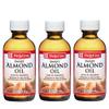 De La Cruz Sweet Almond Oil - Expeller Pressed Almond Oil for Skin and Hair 2 FL. OZ. (59 mL) - 3 Bottles view 1