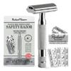 ROCKWELL RAZORS 6C White Chrome Safety Razor for Sensitive Skin. Reduces Razor Burn and Irritation. Comes with 6 Adjustable Shave Settings and 5 Recyclable Blades. Reusable Razor for Men and Women view 1