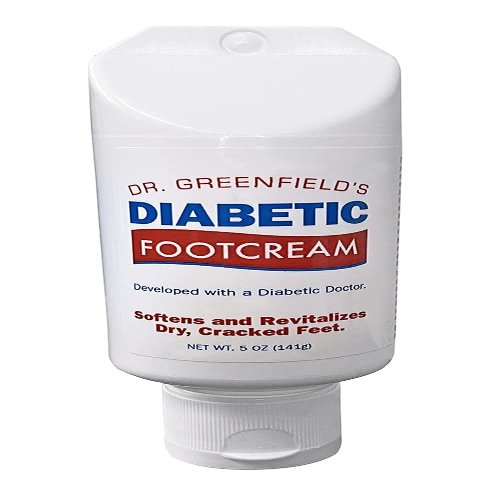 Dr Greenfield's Diabetic FootCream for Dry and Cracked Feet [5 ounces]