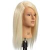 Olivia- [100% European Hair Mannequin], Cosmetlogy Training Head Doll, Platinum Blonde (17 inch) view 2