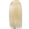 Olivia- [100% European Hair Mannequin], Cosmetlogy Training Head Doll, Platinum Blonde (17 inch) view 4