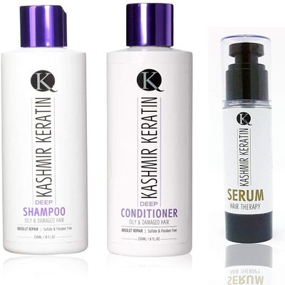 Hair Care 3pc Set (8oz Deep Shampoo, 8oz Deep Conditioner and 1.69 oz Serum)
