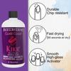 Backscratchers Extreme Glass Glaze Kikr Spray Activator - Quick Dry Nail Resin Mist - 8 Fluid Ounce view 3