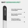 GERMANIKURE Glass Nail File in Suede Sleeve - I'm Aware That I'm Rare - Professional Crystal Nail File for Natural Nails - Ideal Manicure & Pedicure Tool for Smooth, Easy Shaping - Nail Care Gift view 4