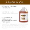 velona Lanolin Oil USP Grade 64 fl oz | 100% Pure and Natural Carrier Oil | Refined, Cold pressed | Skin, Hair, Body & Face Moisturizing | Use Today - Enjoy Results view 2