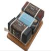 Goat Milk Soap Activated Charcoal 3 bar Giftset- WELLNESS No32 Detox & antioxidant, No.21 Moisturizing Chiefs Peak Blend, No.4 "Walk in the Valley" Rejuvenating view 3