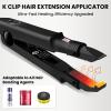 TopWigy Professional Hair Extensions Tool Hair Connector Fusion Heat Iron Connector Wand Temperature Adjustable Melting Tool with US Plug view 2
