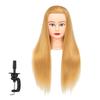 Training Head 26"-28" Mannequin Head Hair Styling Manikin Cosmetology Doll Head Synthetic Fiber Hair Hairdressing Training Model Free Clamp (1711W2720) view 2