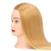 Training Head 26"-28" Mannequin Head Hair Styling Manikin Cosmetology Doll Head Synthetic Fiber Hair Hairdressing Training Model Free Clamp (1711W2720) view 4