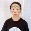 Green Face Jewels Stick On Halloween Face Gems Sticker for Makeup Face Rhinestones Self Adhesive Face Glitter Face Jewelry Festival Party DIY Eye Tattoo Stickers Halloween Makeup (Emerald Ab/SR17) view 2