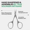 GERMANIKURE Tower Point Cuticle Scissors Grooming Scissors FINOX Stainless Steel Professional Nail Scissors in Leather Case -Ethically Made in Solingen Germany - 4705 view 2