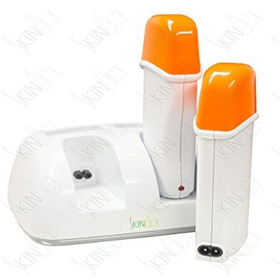 Skin Act RollOn Depilatory Wax Warmer with Two or Three Cartridge (Two Cartridge) With FREE DEPILATORY WAX