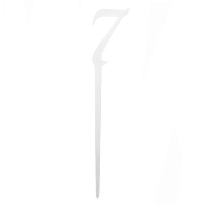 Victoria Lynn VL47257 Number On Stick 7 Silver Mirror