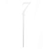 Victoria Lynn VL47257 Number On Stick 7 Silver Mirror view 1