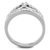 Nationalonlinediscounts Stainless Steel Crystal Tiara Royal Crown Band Ring Sizes 5,6,7,8,9 & 10 (9) view 3