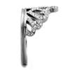 Nationalonlinediscounts Stainless Steel Crystal Tiara Royal Crown Band Ring Sizes 5,6,7,8,9 & 10 (9) view 4