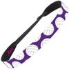 Hipsy Adjustable No Slip Volleyball Headbands for Women Gift Packs (Volleyball Mixed Purple 3pk) view 3