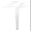 Victoria Lynn VL47254 Number On Stick 4 Silver Mirror view 1