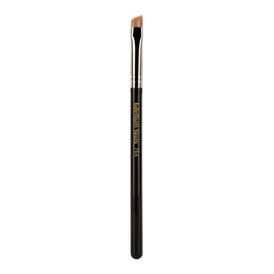 Bdellium Tools Professional Makeup Brush - Maestro Series 764 Bold Angled Brow - With Mix of Soft Synthetic & Natural Fibers, For Shaping Eyebrows (Black, 1pc)