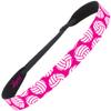 Hipsy Adjustable No Slip Volleyball Headbands for Women Gift Packs (Volleyball Mixed Hot Pink 3pk) view 2