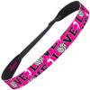 Hipsy Adjustable No Slip Volleyball Headbands for Women Gift Packs (Volleyball Mixed Hot Pink 3pk) view 4