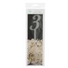 Victoria Lynn VL47253 Number On Stick 3 Silver Mirror view 2