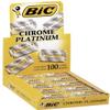 50 BIC Double Edge Razor Blades Chrome Platinum view 1