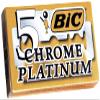 50 BIC Double Edge Razor Blades Chrome Platinum view 2
