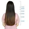 10"14cm hair topper hair piece clip in hair toppers Real human hair hairpiece Mono and PU for white and thin hair for Women Dark brown(Free Part 10 inch) view 3