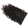Choshim Hair Water Wave Clip in Human Hair Extensions Remy Virgin Brazilian Hair Clip In Hair Extensions Natural Color human hair clip in extensions(Water Wave,16inches) view 1