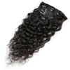 Choshim Hair Water Wave Clip in Human Hair Extensions Remy Virgin Brazilian Hair Clip In Hair Extensions Natural Color human hair clip in extensions(Water Wave,16inches) view 3