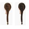 55cm Braided Ponytail Hair Extensions Claw Clip in Fishtail Pony Tails Extension for Women (Light Brown) view 1