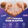 Gumi good Hair Elastics - Ouchless No Damage Elastic Hair Bands (Clear - Large) view 2