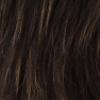 Reese Monofilament Part Color Chocolate Swirl - Women's Tousled Bob Synthetic Short Choppy Layers Side Fringe Bundle with Wig Comb, MaxWigs Hairloss Booklet view 2