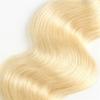 20" Natural Black to Platinum Blonde Ombre (613 Blonde Black Roots) Body Wave Hair Weft Bundle Virgin Remy Human Hair Thick to Ends view 3