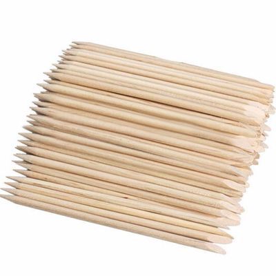 Yimart 100Pcs Nail Art Cuticle Pusher Remover Manicure Pedicure Tool Orange Wood Sticks