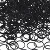 Hicarer Pack of 2000 Mini Rubber Bands Black Soft Hair Elastics Braiding Bands for Small Dreadlocks, Wedding Hairstyle and More view 1