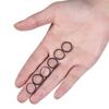 Hicarer Pack of 2000 Mini Rubber Bands Black Soft Hair Elastics Braiding Bands for Small Dreadlocks, Wedding Hairstyle and More view 3